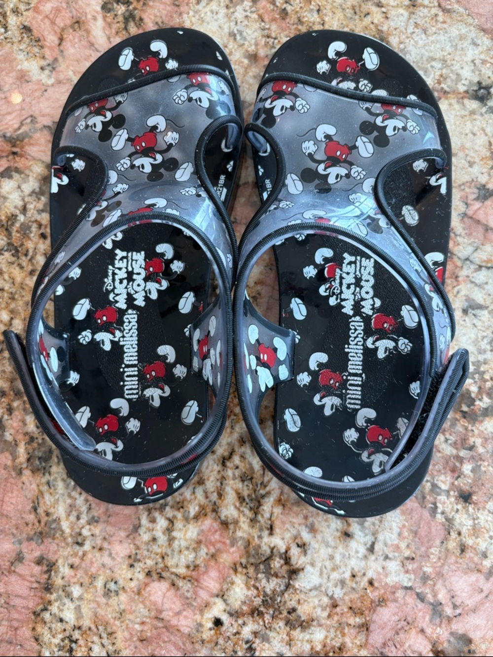 Kids Black Sandals